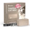 Tractive GPS Tracker Mini Kat + Justerbart halsbånd, Brun