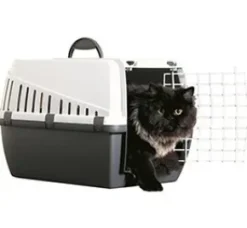 Trotter 3 Transportbur Kat & Hund, Sort