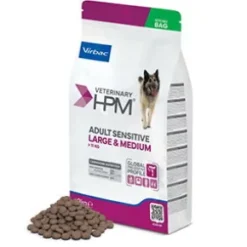 Virbac HPM Adult Dog Sensitive Digest L&M, 12kg