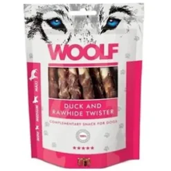 Woolf Duck & Rawhide Twister 100 g
