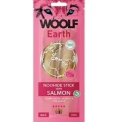 Woolf Earth Noohide Stick, Salmon L, 2 stk