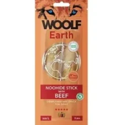 Woolf Earth Noohide Sticks, Beef, Large, 2 stk