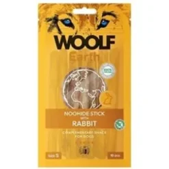 Woolf Earth Noohide Sticks Rabbit, Small 10 stk