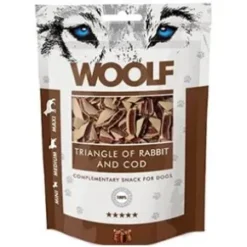 Woolf Rabbit & Cod Triangle 100g