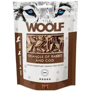 Woolf Rabbit & Cod Triangle 100g